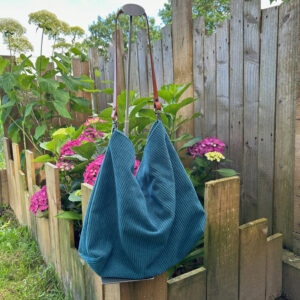 Sac opportuniste velours cotelé vert atelier tango&k