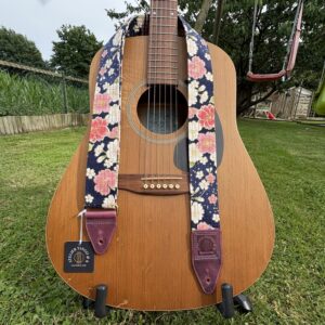 Sangle de guitare tissu japonais Yozakura atelier Tango&k (4)