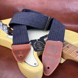 Sangle de guitare denim brut revalorisé atelier tango&k (4)
