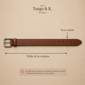 A quoi correspond la taille de ceinture sur mesure atelier tango&k